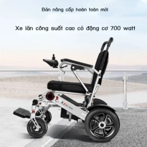 (Giao hàng 24 h)Xe lăn điện 700W xe lăn dành cho người già mẫu mới có thể gấp gọn tự động thông minh