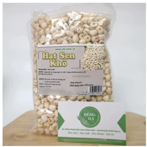 Hạt Sen Huế Khô Thơm Ngon - Loại 1 Hàng Chất Lượng Cao - Hầm bung nở bở