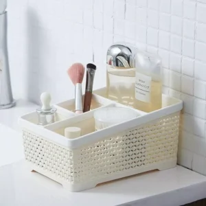 Khay Nhựa Đựng Đồ Tiện Ích Để Bàn 4 Ngăn Việt Nhật Cỡ To Đựng Mỹ Phẩm