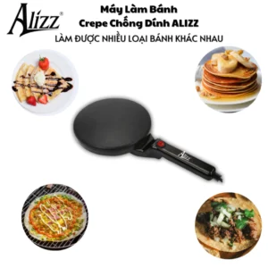 Máy Làm Bánh Crepe Máy Làm Bánh Cuốn Máy Tráng Bánh Chống Dính Tiện Lợi Cao Cấp
