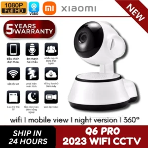 CAMERA IP SMART NET Q6 PRO WIFI Full HD New 2023 - QUAY ĐÊM CÓ MÀU - XOAY 360 ĐỘ - THEO DÕI CHUYỂN ĐỘNG