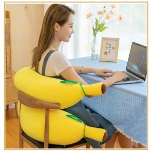 Thú gấu nhồi bông, Gối Ôm Hình Quả Chuối size 25cm, 45cm, 55cm, Siêu Dễ Thương Mềm Êm Mịn