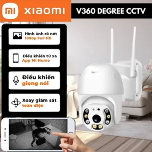 CAMERA IP V360 Pro 360 độ 1080P FHD Camera WiFi CCTV IP Security Cam Chống nước IR Night Vis