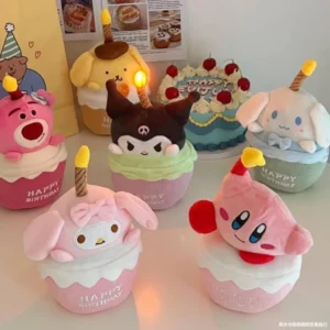 Gấu bông bánh kem sanrio biết hát chúc mừng sinh nhật - quà tặng ý nghĩa