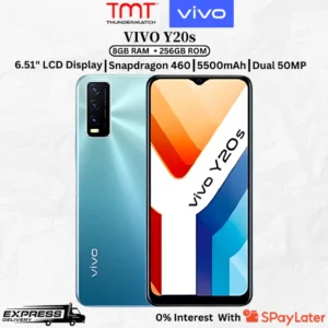 Điện thoại thông minh VIVO Y20s  RAM 8GB + ROM 256GB  Máy ảnh trí tuệ nhân tạo 13MP