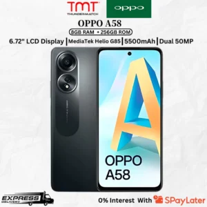 Điện thoại di động Oppo A58 mới 2025 8 GB RAM256GB - hỗ trợ chức năng NFC Bảo hành 24 tháng