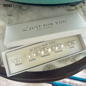 Bộ Bông Tai Ngọc Trai Mmo Nàng Tiên Cá Ji Nữ Pháp Retro Cá Tính Đơn Giản