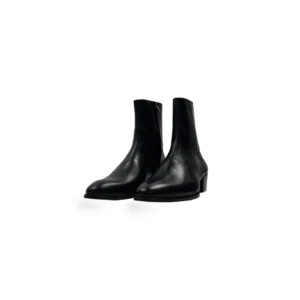 Black Leather Zip Boots (Giày Boots phong thái lịch sự giành riêng cho Nam)