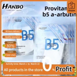 [Mặt nạ Vitamin B5 / hyaluronic Acid / Niacinamide Nhiều lựa chọn] Dưỡng ẩm sâu 24 giờ, chống mồ hôi ở nhiệt độ cao và kiểm soát dầu