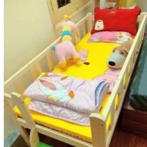 Nệm Giường Gỗ (Kèm Ga) Bảo Vệ Lưng Bé, Bông Dày Tự Nhiên An Toàn Cho Bé Leli Official