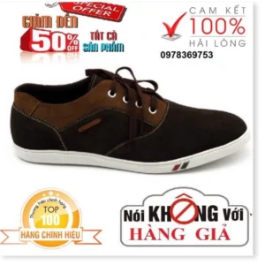 Giày Da Bò Nam buộc dây cao cấp
