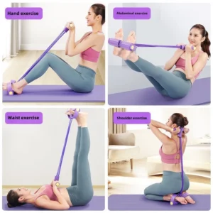 Bộ căng bàn đạp bốn ống / sáu ống Ngồi lên phụ trợ Giảm bụng-Đỏ bụng