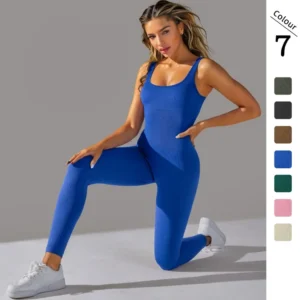 Phong Cách Mới Nữ Liền Mạch Co Giãn Skinny Ren Quần Jumpsuit Thể Thao Chạy Bộ Thể Dục Khiêu Vũ Yoga Mặc Jumpsuit