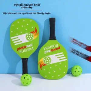 Chất Lượng Cao PICKLEBALL Bộ Vợt Gỗ Cấp Chuyên Nghiệp Học Sinh Người Lớn Người Mới Bắt Đầu Cuộc Thi Cấp Vợt Phiên Bản Phong Cách Mới