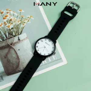 Đồng hồ nữ Unisex Geneva mặt tròn (kiểu 1) - Đồng hồ đeo tay thời trang dây cao su êm ta