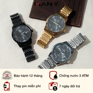 Đồng hồ nam OSHRZO 6443 mặt to tròn nam tính