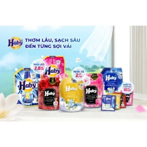 Nước giặt xả Haby Ultra 8 1400ml - Giải pháp giặt giũ đỉnh cao từ Thái Lan!