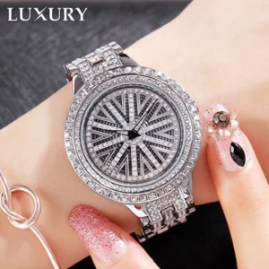 (ĐẲNG CẤP) Đồng hồ nữ MASHALI LUXURY Xoay 360 - Đỉnh Cao Nghệ Thuật