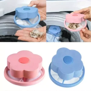 Phao Lọc Cặn Bẩn Máy Giặt Thông Minh Hoa Xốp Nhựa Hỗ Trợ Giặt Giũ Gom Rác Lông Tóc Trong Lồng Máy