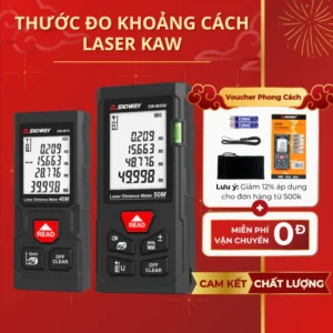 Thước đo khoảng cách bằng tia laser, đo chính xác với khoảng cách 40m, 50m