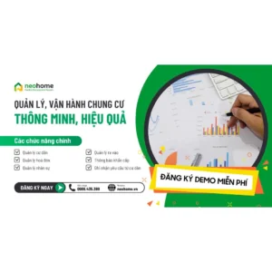 Phần mềm quản lý tòa nhà chung cư neoHome